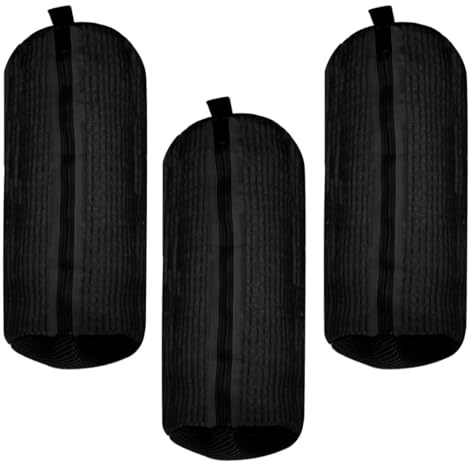 Trainers Wash Bag - Protect Your Trainers & Washing Machine - Durable Wash Bag for Trainers, Shoes & Delicates - Fits Shoe Sizes 7-11 (38-46cm) (Black, Pack of 3)