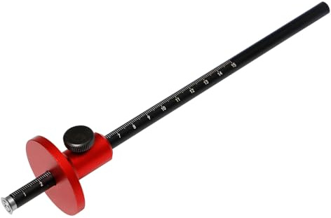 Pilikoll Medidor de Marcado de Ruedas Cuchillo Marcador de Trazado | para Proyectos de Bricolaje Reparación de Muebles, Herramienta de Trazado para Madera, Calibre de Marcado de Rueda de Estilo