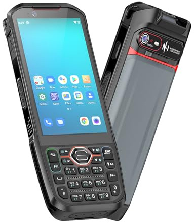 Breloom Android 13 Barcode Scanner, 4.2 Rugged Handheld PDA with Advanced 1D/2D Imager, 6GB+64GB, 4G LTE/NFC/Wi-Fi 5/BT 5.0, 5200mAh Data Terminal for Warehouse & Logistics