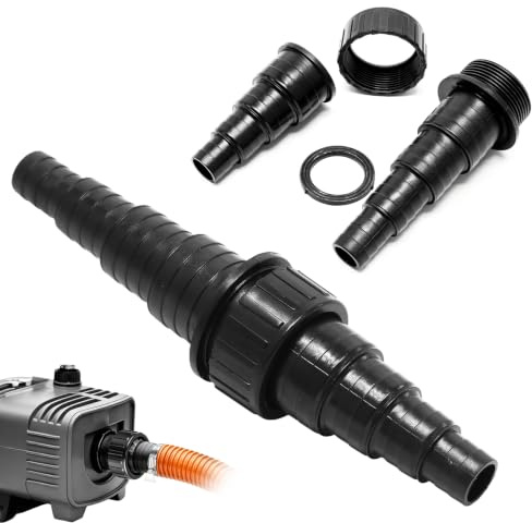 Schlauchverbinder 20/25/32/38mm, Kunststoff Reduzierung Anschluss, Teichschlauch Poolschlauch Schwimmbadschlauch Schlauch Adapter, Hochwertiger Verbinder für Garten & Schwimmbad