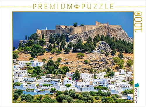 CALVENDO Puzzle Lindos 1000 Teile Puzzle quer | 1000 Teile Lege-Größe 64 x 48 cm Foto-Puzzle für glückliche Stunden