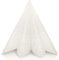 GRUBly® Servietten HOCHZEIT WEISS, Stoffähnlich [50 Stück], Hochwertige Hochzeitsservietten, Weisse Tischdekoration für Geburtstag, Feiern, Hochzeiten, Ostern, 40x40cm, AIRLAID QUALITÄT
