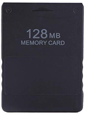 Pomya PS2 Memory Card, Memory Card High Speed for Sony Playstation 2 PS2 Games Accessories 8M-256M (Optional)(128M)