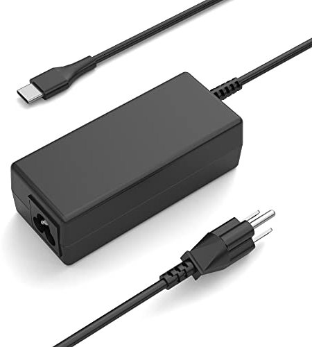 Caricatore Chromebook da 45 W Universale USB C Laptop Caricatore per HP Chromebook 14 11 X360 X2 Serie C Cavo di alimentazione di ricambio per Google Lenovo Dell ASUS Acer Samsung Notebook Computer
