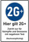 BilderKing 2G-Plus Schild als wiederablösbarer Hinweisaufkleber in A5, geeignet für alle Ebenen und glatten Untergründe. EIN professionelles 2G+ Hinweisschild, Warnschild