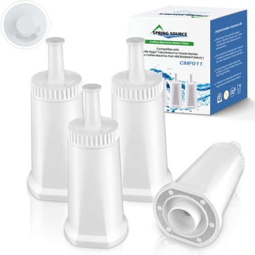 JusLaco 4 Pack Water Filter for Sage Coffee Machine Compatible with SES878 SES880 SES990 SES980 BES920 BES810