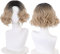 Anime Loki Sylvie Frauen Ombre Blonde Cosplay Perücken Kurze Lockige Wellenförmige Perücken Synthetische Halloween Party Outfit Requisiten