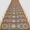 Treppenstufen, rutschfest, 20,3 x 76,2 cm, Teppich-Treppenstufen für Drinnen und Draußen, Treppen, Flur, 20,3 x 76,2 cm, 15 Stück, Braun