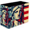 Pot à crayons Liberty of New York pour bureau, 2 compartiments, pot à crayons, pinceaux de maquillage, organisateur de fournitures de bureau pour la maison et le bureau