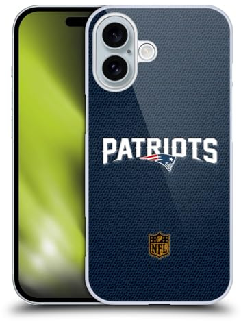 Head Case Designs Offiziell Zugelassen NFL Fussball New England Patriots Logo Harte Rueckseiten Handyhülle Hülle Huelle kompatibel mit Apple Apple iPhone 16