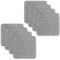 VOSSBACH 4er Set Filz Sitzkissen Eckig Anthrazit oder Grau 35 x 35 cm mit Antirutschnoppen Stuhlkissen Sitzauflage Filzkissen (Grau)