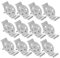 HYTROVE 12Juegos Clips De Fregadero Bajo Encimera Abrazaderas Metálicas Para Instalación De Lavabo Soporte Durable Para Reparación De Lavabos De Porcelana