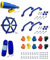 ＡＷＨＡＯ 15 Stück Kinder Spielplatz Zubehör Outdoor Spielset für Outdoor