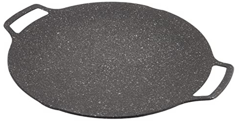 OEBUAFI Sartén Teppanyaki, Placa de Barbacoa Coreana Parrilla de Barbacoa Sartén Circular Antiadherente para el Hogar Estufa Al Aire Libre Fiestas de, (Tipo universal 36 cm Tipo universal 36 cm)