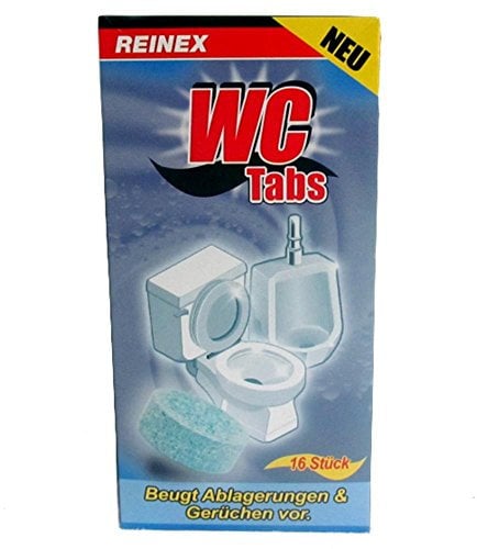 16 Stück WC-Reiniger-Tabs gegen Kalk und Urinstein bringt frischen Duft ins WC