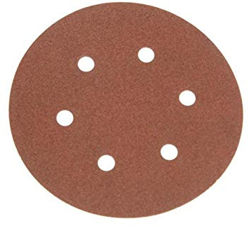 Faithfull AD15040H Hook and Loop Sanding Disc DID2 Holed 150mm x 40g (Pack of 25)