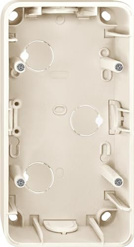 Merten 519244 Aufputz-Gehäuse, 2fach, weiß glänzend, 1-M, ATELIER-M