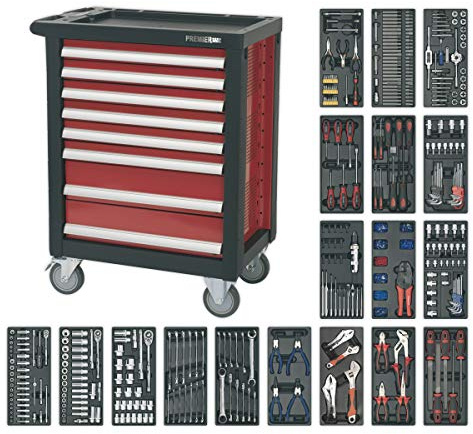 Sealey Ap2408Ttc08 Rollcab 8 Drawer with Ball Bearing Runners and 707Pc Tool Kit
