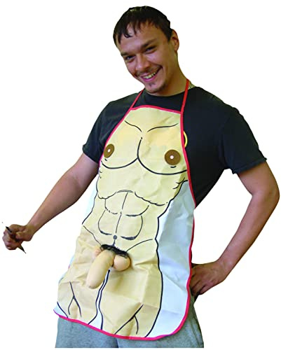 Diabolical Gifts Nackte Schürze männlicher Torso, beige