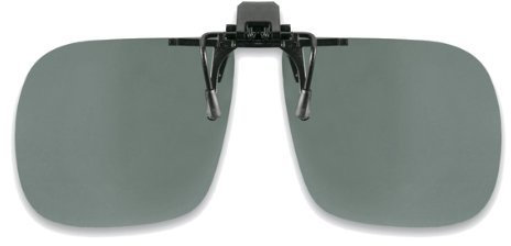 Sonnenvorhänger-Sonnenclip Polarisierend Klappbar Flip-Up in braun-grau-gelb-blau und klein-mittel-groß