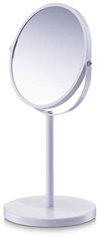 Zeller 18704 Kosmetikspiegel, 1x/3x, ø15 x 35 cm, weiß, Small