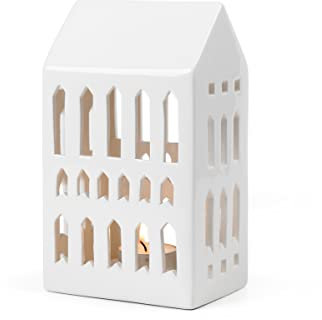 Kähler Lichthaus Church Urbania Sammlerobjekt dänisches Design, Weiss