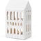 Kähler Lichthaus Church Urbania Sammlerobjekt dänisches Design, Weiss