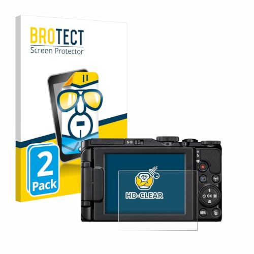 BROTECT (2 Stück Schutzfolie für Nikon Coolpix S9900 Displayschutz Folie Made in Germany, Ultra-Klar