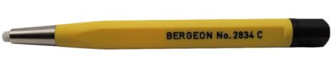 Bergeon Handkratzbürste 2834-, Bleistiftform, austauschbare Bürste, für feine Reinigungsarbeiten an Uhrgehäusen, Material:Glasfaser