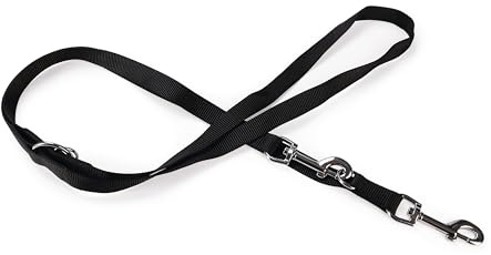 Karlie Art Sportiv Basic Führleine, Hundeleinen, Nylon, Schwarz, 200x2 cm
