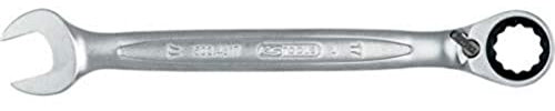 KS Tools 503.4609 - Llave combinada con carraca reversible Gear (entrecaras 9 mm)