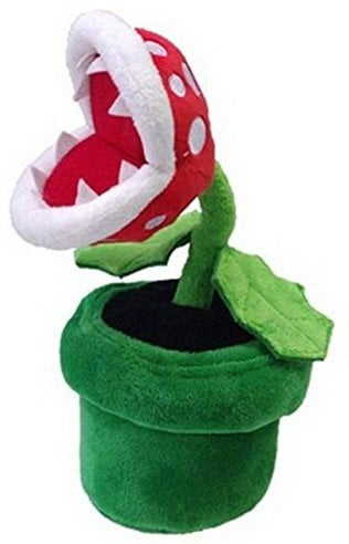 Sanei Planta piraña de Peluche de Super Mario con Licencia Oficial de 9 Pulgadas