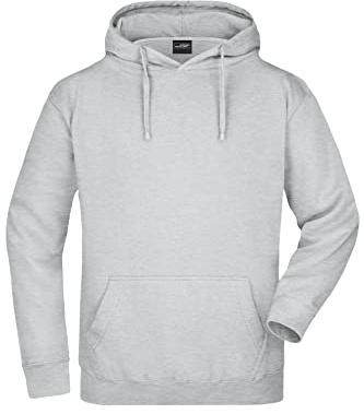 James & Nicholson Kapuzensweatshirt - Hochwertiger Freizeit-Sweat mit Kapuze und Kängurutasche