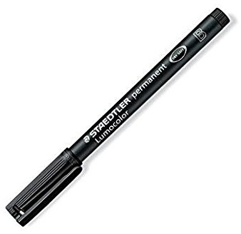 STAEDTLER Lumocolor Permanent-Marker 314B, schwarz VE=12