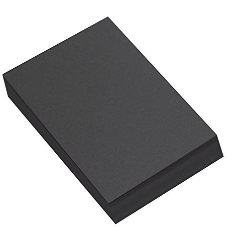 Recycled A3 Black Sugar Paper 25 Sheets, Great Arts and Crafts for Kids, Drawing, Painting & Scrapbooking Supplies. 42 x 29.7cm Sheet Size