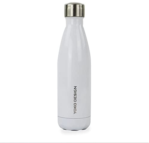 Yoko Design - BOUTEILLE ISOTHERME BRILLANT 500 ML BLANC