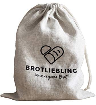 Brotliebling Brotbeutel 100% Leinen ca. 35 x 42 cm mit Kordelzug