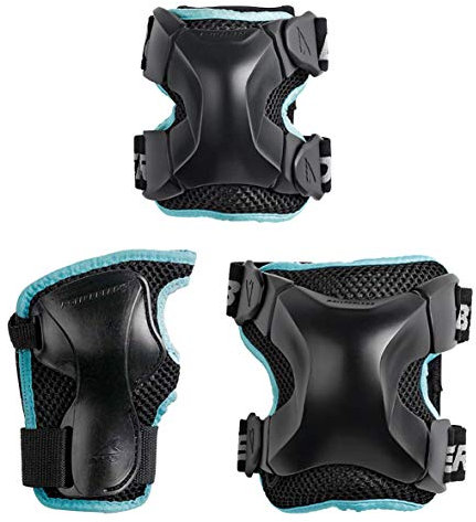 Rollerblade Damen X-Gear W 3 Pack Inliner Schoner, schwarz, S