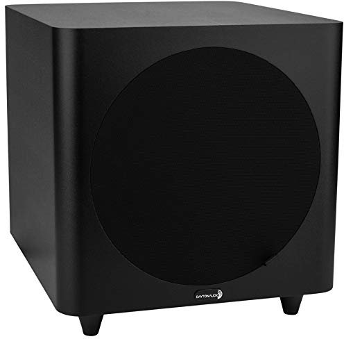 Dayton Audio SUB-800 8-Inch 80 Watt Powered Subwoofer (Black)