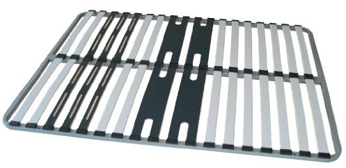 Promo Matelas - Sommier Cadre Lattes Morphologiques - Gris - 120 X 190 Cm
