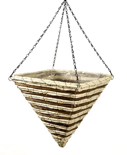 SuperMoss (29630) Wood Woven Baskets - Pyramid Style, Stratton 14
