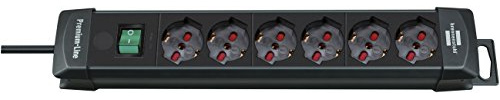 Brennenstuhl, Premium-Line Prise multiple 6 prises noir 3 m