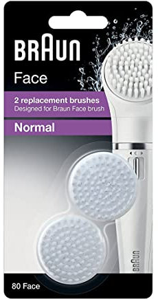 Brosses de remplacement x2 ? BRAUN Face 80 2 brosses pour la brosse nettoyante Braun Face