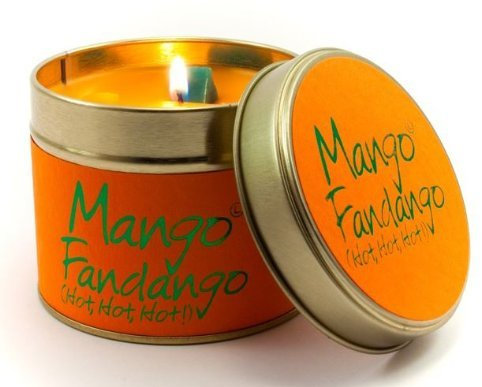 Lily Flame Scented Candle in a presentation Tin - Mango Fandango by Lily Flame