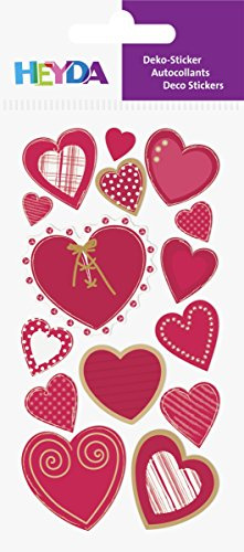 HEYDA Sticker Mix Herzen2 rt
