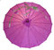 AAF Nommel ® Sonnenschirm 004, Dekoschirm aus Kunstfaser, Wasserfest in lila aus Bambus