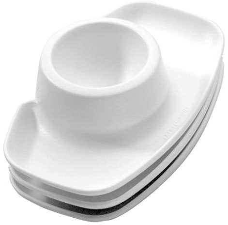 Fackelmann Coquetier, En Plastique, porte-œuf pour la table du Petit Déjeuner, Assortis, 3 Pièces