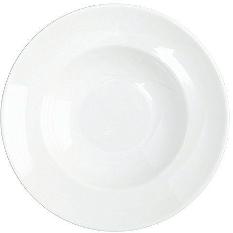 Piatto porcellana modello Pasta Bowl Saturnia Diametro 26 Cm Colore: Bianco