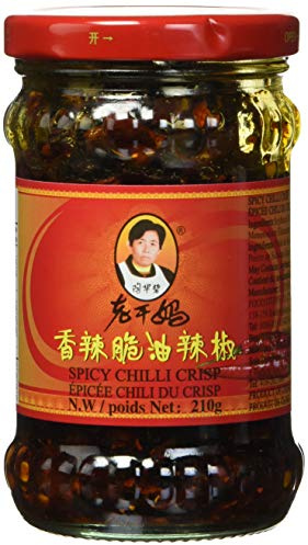 Laoganma (Lao Gan Ma) Chilisauce Xiang La Cui 210g (Pack of 4)