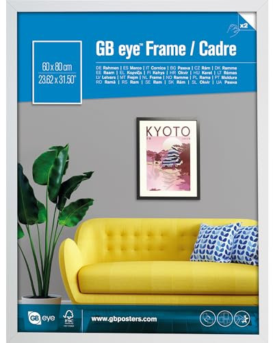 GB eye LTD, Blanc, 60x80cm - Eton, Cadre